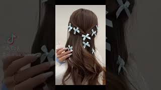 Ribbon bow hairclip If you wanna buy click link in description trending shorts viralvideo fyp [upl. by Datnow228]