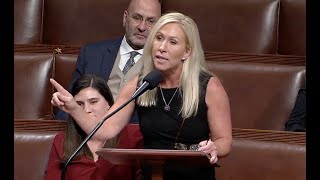 Marjorie Taylor Greene gets what she DESERVES after insulting Democrat on House floor [upl. by Ydnis]