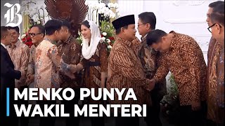 FULL Pengumuman Wamen Kabinet Merah Putih Prabowo  Gibran [upl. by Esbensen]