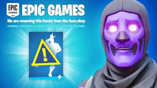 Fortnite Just BANNED These EMOTES [upl. by Gosnell664]