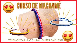 MANILLAS tejidas con HILO CHINO  TRUCK TIRES KNOT BRACELET [upl. by Emelda]