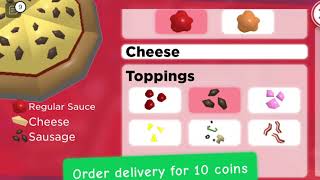 How to order pizza in meepcity update STILL IN SHOP [upl. by Chandos]