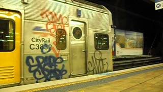 CityrailSydney Trains R set R24 departing Central [upl. by Llemhar]