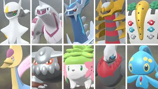 All Legendary Pokemon amp How To Catch Them In Pokemon Legends Arceus [upl. by Adnirak]