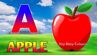 ABC 123 ginti A for apple Countingnumbers Alphabet a to z learn to count counting Part  40 [upl. by Ahsakat]