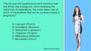 NCLEX Question Pregnancy amp Medications [upl. by Mckenzie]