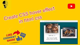 how to create image hover effects with css html [upl. by Adamski90]