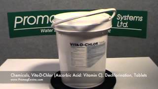 Chemicals Dechlorination VitaDChlor Ascorbic Tablets Description [upl. by Dante]