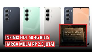 DENGAN HELIO G100❗ Infinix Hot 50 4G Hadir❗ Simak Spesifikasinya❗ [upl. by Vullo666]