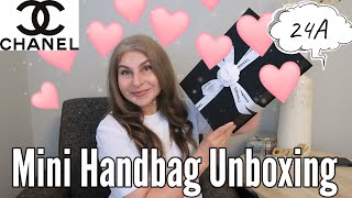 Chanel 24A Handbag Unboxing Modeling Shots WIMB Measurements What Fits Inside  OxanaLV [upl. by Harwill]