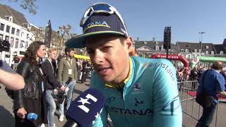 Jakob Fuglsang  Interview at the start  Amstel Gold Race 2019 [upl. by Kruger]