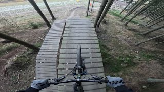 Bikepark koprivna Spicy freeride full run 2024 [upl. by Oilerua]