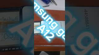 samsung galaxy A12 Front Galash Catting only price 900 [upl. by Baram836]