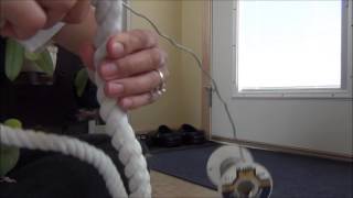 How to make a bendable perch or boing for you parrot [upl. by Adon]