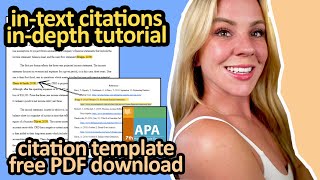 InText Citations Made Easy  APA 7th Style [upl. by Persis401]