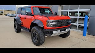 2023 Bronco Raptor Code Orange [upl. by Haorbed]