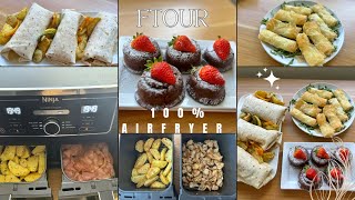 UN FTOUR 100 AU AIRFRYER  DES RECETTES FACILES ET DÉLICIEUSES RamadanUp 7 [upl. by Clein]