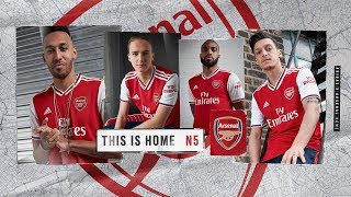 adidas x Arsenal  Introducing the Arsenal 201920 home jersey [upl. by Aicittel106]