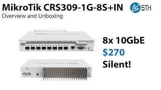 MikroTik CRS3091G8SIN Overview and Unboxing [upl. by Anders]