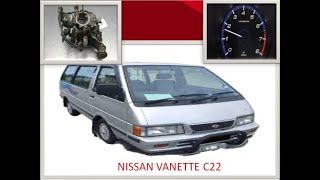 Nissan vanette c22 tuning rpm enjin [upl. by Cinda]