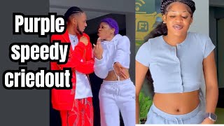 Purple speedy and her boy friend have separated fypシ゚viral comedy shortvideo2024 subscribe [upl. by Asilanna]