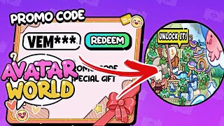 NEW PROMO CODE Avatar World Latest Code For Avatar World 2024 [upl. by Earal389]