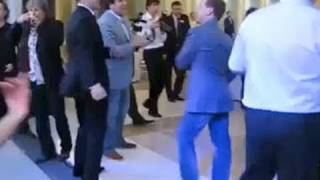 Dmitry Medvedev Caught Dancing [upl. by Xuerd123]