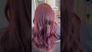 Merlot Hair Color masterhairstylist redhair redhaircolor losangeleshairstylist haircolor [upl. by Agem]