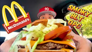 McDonald’s® SMOKY BLT QUARTER POUNDER W CHEESE REVIEW IS THIS THE BEST QPC [upl. by Eikcaj]