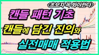 주식 캔들 패턴 기초 및 실전 적용법1 주식강의 주식차트보는법 매수타이밍 [upl. by Drapehs828]