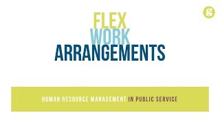 Flex Work Arrangements [upl. by Mignon]