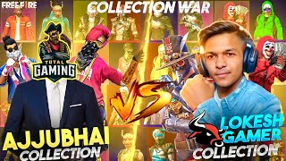 Ajjubhai vs Lokesh Gamer Collection Verus 🤯 Garena Free Fire [upl. by Eikcuhc]