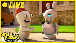 LIVE 🔴 NON STOP RABBIDS INVASION  Rabbids Invasion  Cartoon for Kids [upl. by Dahc827]