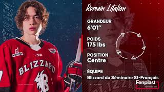 Espoirs LHJMQ Fenplast Faits saillants  Romain Litalien [upl. by Ahcsat]