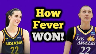 How Caitlin Clark and Indiana Fever won against Los Angel Sparks  L A Sparks vs Fever [upl. by Ikcin65]