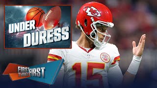 Patrick Mahomes Caleb Williams and Micah Parsons are Under Duress in Week 4  FIRST THINGS FIRST [upl. by Yelrihs989]