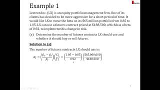 CFA Level 3 Adjusting the Equity Portfolio Beta Using Futures [upl. by Marley]