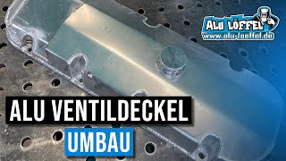 Aluminium Ventildeckel umbau von einer Corvette Aluschweißen Schweißtipps [upl. by Acilef]