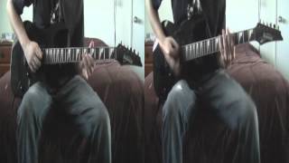 Whispering Silence by As I Lay Dying Full Guitar Cover with Tabs [upl. by Oker817]