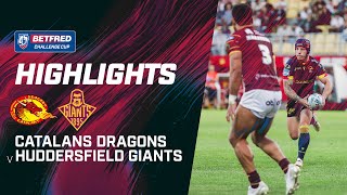 Highlights  Catalans Dragons v Huddersfield Giants  2024 Betfred Challenge Cup QuarterFinal [upl. by Ball913]