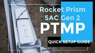 Ubiquiti  How To Setup Rocket Prism 5AC Gen 2 As An ACCESS POINT In A PTMP Wireless Network [upl. by Orlina242]