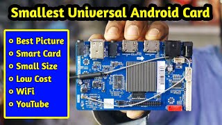 Smallest Universal Smart Android Board for LED TV Monitor and Laptop Screen HKV352RC A10 [upl. by Vaientina731]