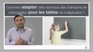 Mémoriser les tables avec les techniques des champions du monde de mémorisation [upl. by Lynsey342]