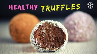 Healthy Chocolate Truffles 2 ways [upl. by Blum494]