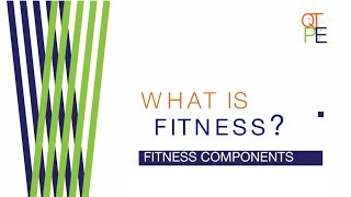 What is Fitness Health amp Skill Fitness Components PE [upl. by Ardet]