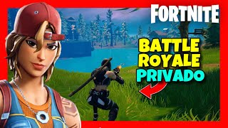 Como JUGAR Battle Royale PRIVADO en Fortnite ✅ GUIA 2024  Jugar PARTIDA Privada en FORTNITE [upl. by Gerrald]