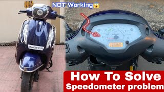 How to solve speedometer problem in scooter  suzuki access 125 Repair speedometer [upl. by Ettenuj185]