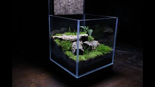 25하이큐브 미니 테라리움 만들기  25 Making a high cube mini terrarium [upl. by Andros262]