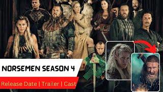 Norsemen Season 4 Release Date  Trailer  Cast  Expectation  Ending Explained [upl. by Tterrej527]