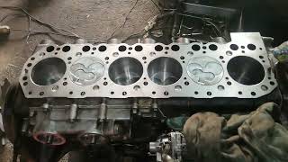 Nissan patrol td42 engine assembly overhaul [upl. by Siberson]